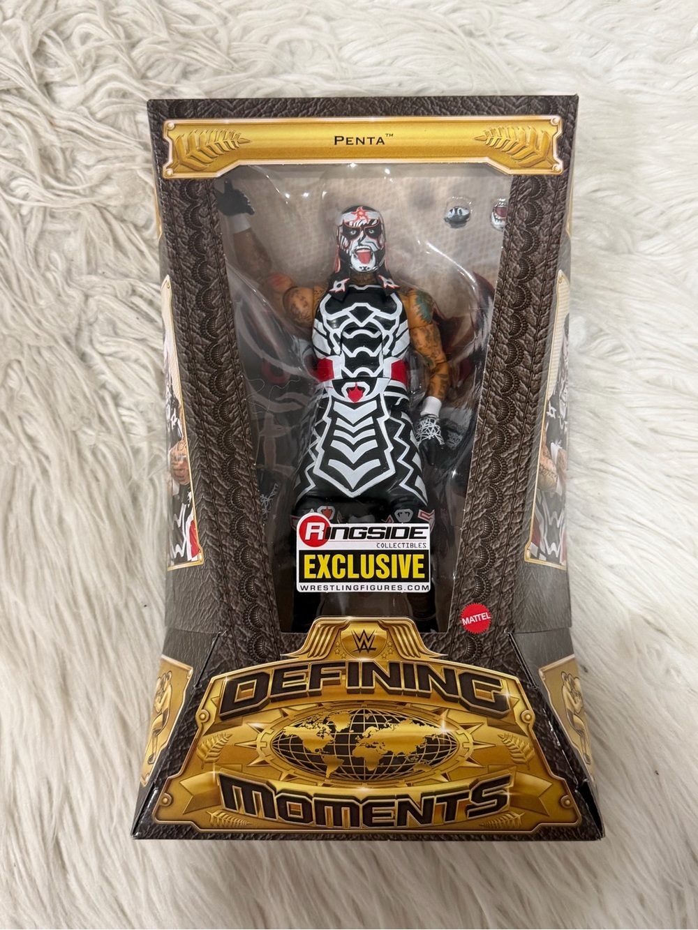 Mattel Penta Action Figure - Black, White, Red